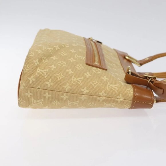 LOUIS VUITTON Monogram Mini Lucille PM Hand Bag Beige - Picture 4 of 16